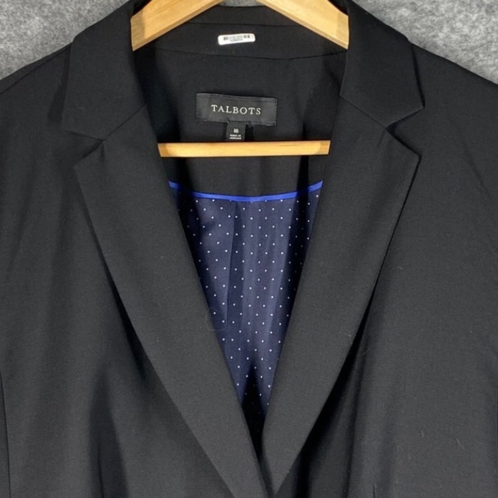 Talbots Black Women's Tailored Two-Button Blazer